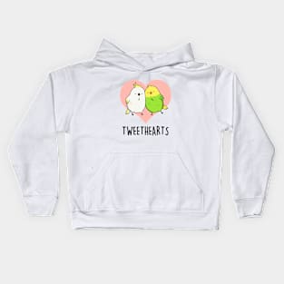 Tweethearts Cute Sweetheart Bird Pun Kids Hoodie